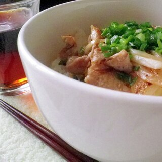 豚ねぎ丼